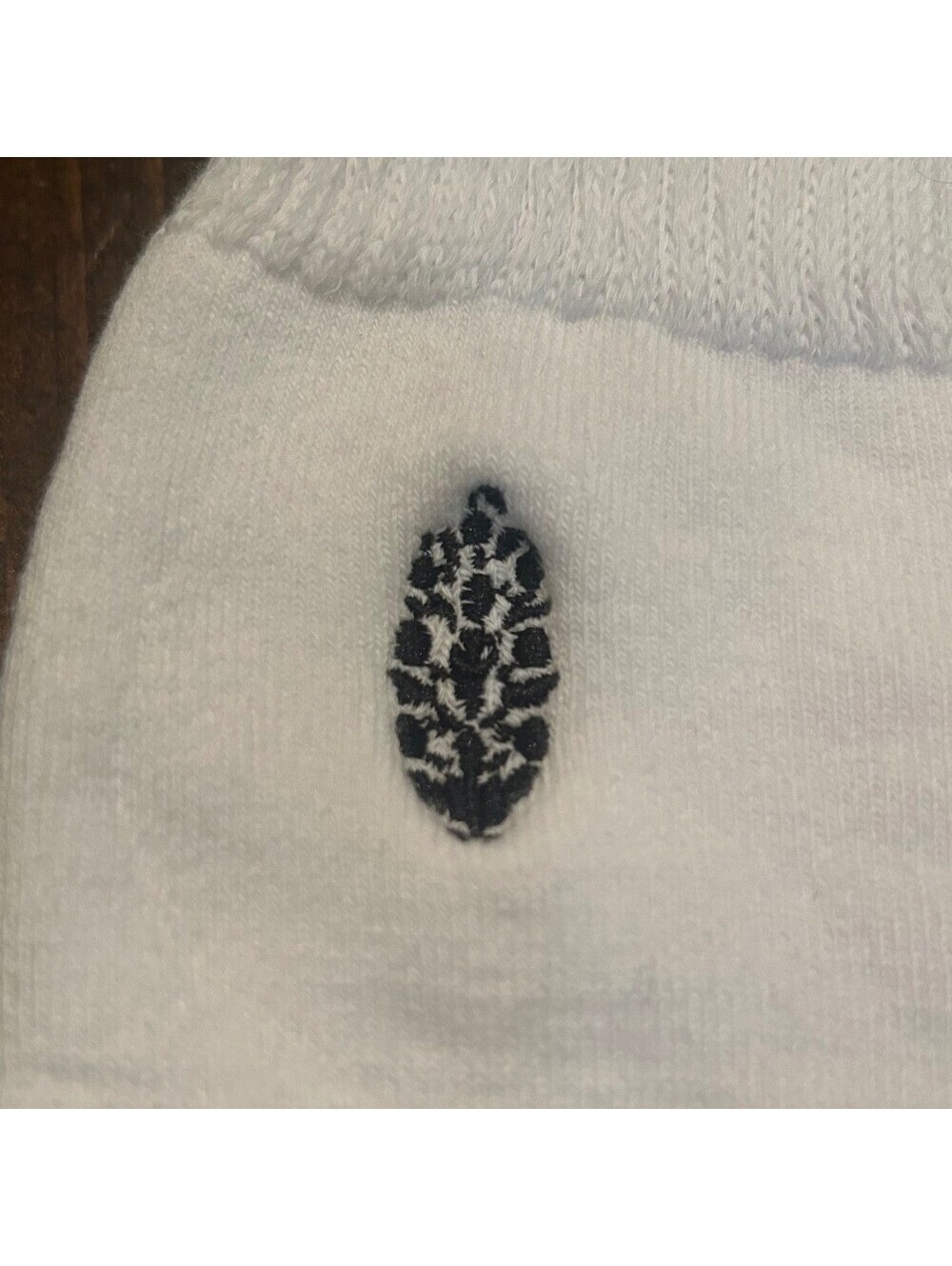 Free People Movement Tube Sock One Size White New Ribbed Athletic Crew Logo Soft - Picture 3 of 8